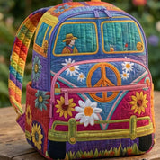 Hippie Van Quilted Backpack